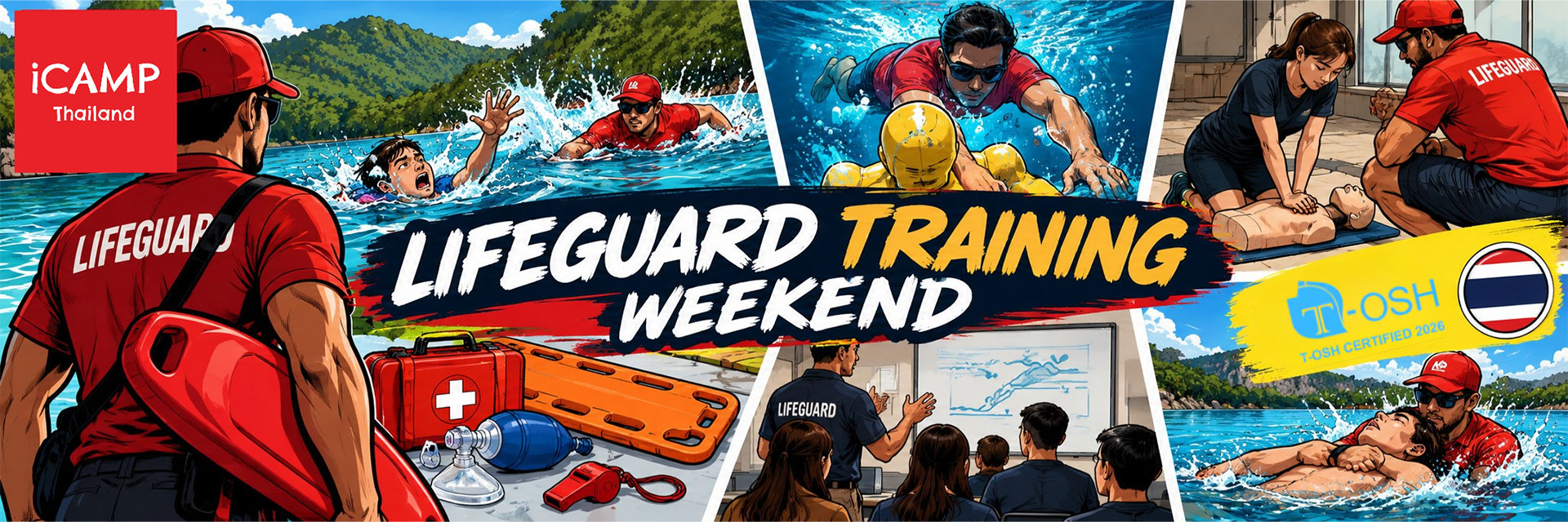 Lifeguard Training Course iCamp Thailand